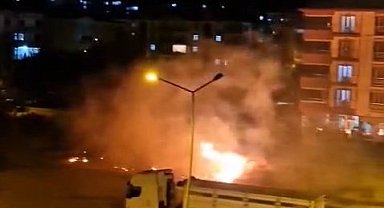 Elazığ'da ot yangını söndürüldü