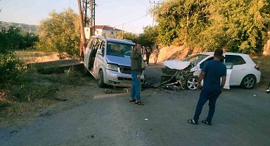 Elazığ'da trafik kazası:1 yaralı