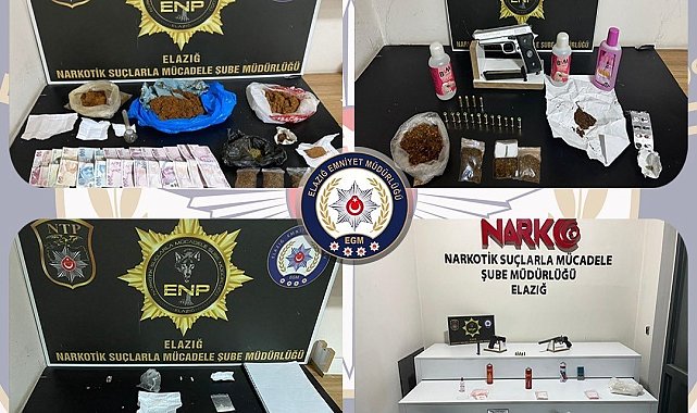 Elazığ'da uyuşturucu operasyonu: 7 tutuklama