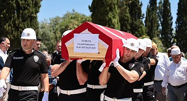 Emekli Emniyet Müdürü Biçer son yolculuğuna resmi törenle uğurlandı