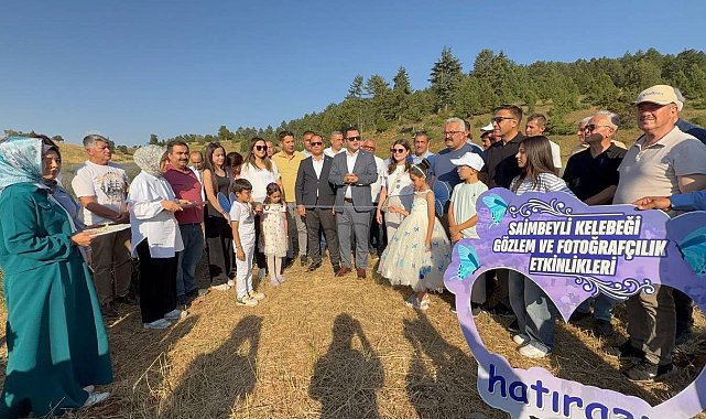 Endemik mavi kelebekler için Saimbeyli'ye akın ettiler