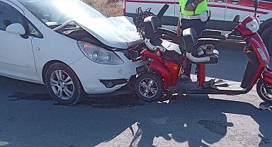 Enez'de trafik kazası: 1 ölü, 1 yaralı