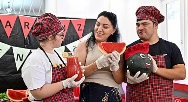 Engelsiz mutfakta "Karpuz Şenliği"