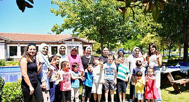 Engelsiz Yaşam Parkı'nda özel çocuklara yaz atölyesi desteği