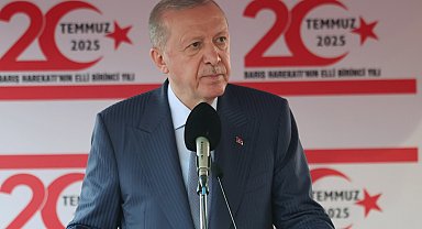 Erdoğan: Kıbrıs'ta çözümün anahtarı iki devletli çözüm, taviz yok!