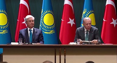 Erdoğan ve Tokayev'den enerji, savunma ve Filistin vurgusu