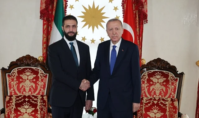 Erdoğan'dan Şara'ya: İsrail'in Suriye'ye saldırıları kabul edilemez