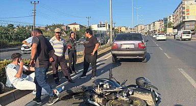 Ereğli'de motosiklet kazası: 1 yaralı