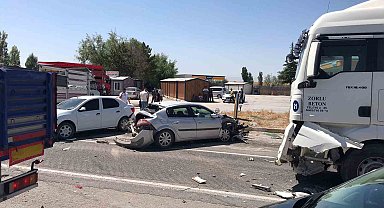 Ereğli'de zincirleme trafik kazası: 4 yaralı