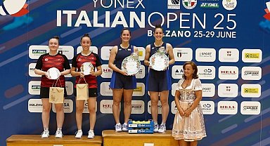 Erzincan badminton takımı İtalya'dan madalya ile döndü