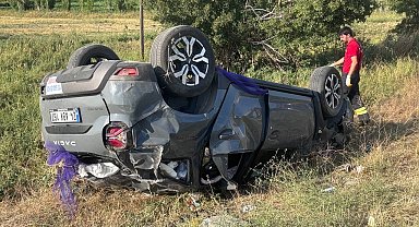 Erzincan'da 4 kişinin yaralandığı 1 kişinin öldüğü feci kazanın güvenlik kamerası görüntüleri çıktı