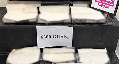 Erzincan'da 6 kilo 300 gram metamfetamin ele geçirildi