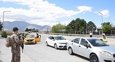 Erzincan'da huzur uygulaması yapıldı