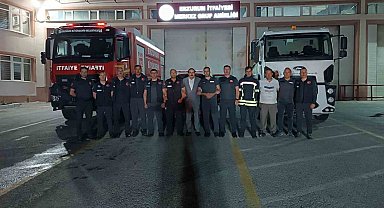 Erzurum'dan Hatay'a itfaiye desteği