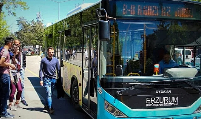 Erzurum'da toplu ulaşıma Başkan Mehmet Sekmen müdahalesi