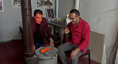 Erzurumlular temmuz ayında soba yaktı