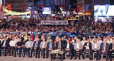 Esenler'de Peygamber Efendimiz için düzenlenen Naat Gecesi'ne yoğun ilgi