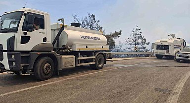 Esenyurt Belediyesi'nden Bursa'daki orman yangını söndürme çalışmalarına destek