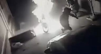 Eski eşinin motosikletini kundaklatan şahıs ile kundaklayan 2 kişi tutuklandı