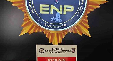 Eskişehir polisi 1 kilo kokain ele geçirdi