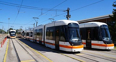 Eskişehir'de gece tramvay seferlerine iki gecelik ara