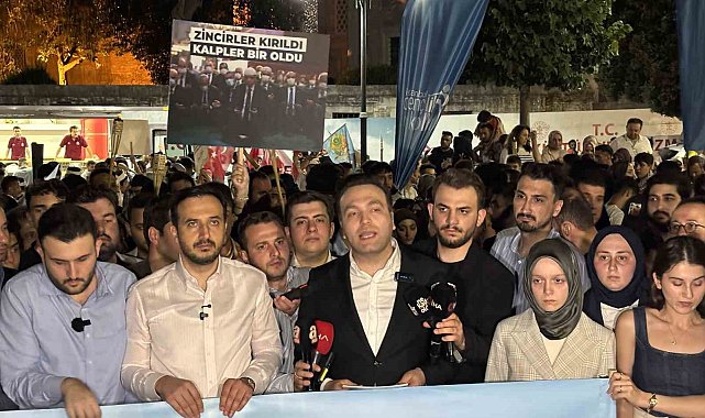 Fatih'te Ayasofya'nın açılış yıldönümü yürüyüşü