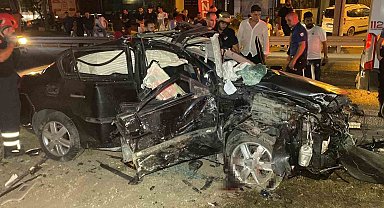 Feci kazada ağır yaralanan sürücü, hayatını kaybetti