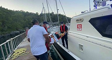 Fethiye ve Dalaman'da yaralanan ve rahatsızlanan 3 kişiye tıbbi tahliye