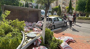 Freni patlayan tır zincirleme kazaya yol açtı, 1 kişi hayatını kaybetti