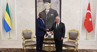 Gabon Cumhurbaşkanı Nguema Ankara'da