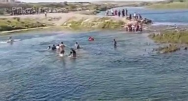 Gaziantep'te 2 kişi boğulmaktan son anda kurtuldu