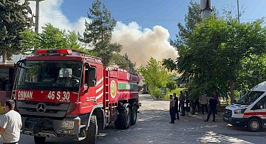 Gaziantep'te halı fabrikasında yangın