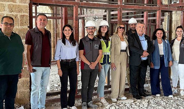 Gazimağusa Heyeti, Mersin'in Kent Mirası Projelerini yerinde inceledi