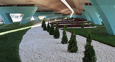 Gebze Topçular Köprülü Kavşağı'nda çevre düzenlemesi