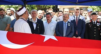 Genç astsubay memleketi Sındırgı'da son yolculuğuna uğurlandı