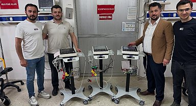 Gerze Devlet Hastanesi'ne 12 kanallı dijital EKG cihazı