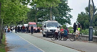 Giresun'da boğulma tehlikesi geçiren şahıs hastaneye kaldırıldı