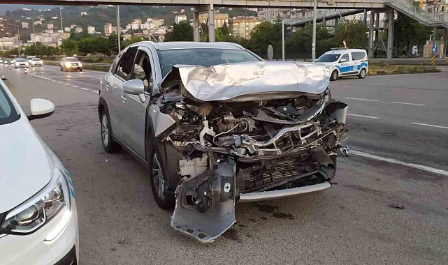 Giresun'da iki ayrı trafik kazasında 7 kişi yaralandı