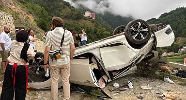 Göksu travertenlerinde trafik kazası: 4 yaralı