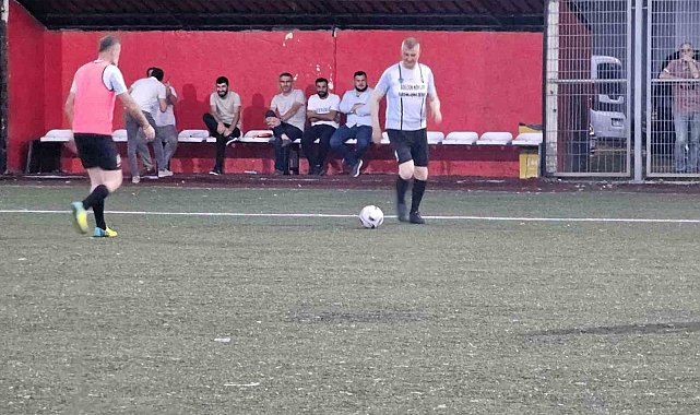 Gölcük'te köyler arası futbol heyecanı