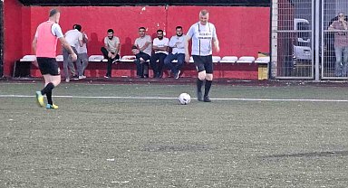 Gölcük'te köyler arası futbol heyecanı