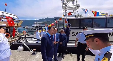 Görevine başlayan Kaymakam Çetin, ilk resmi törene katıldı