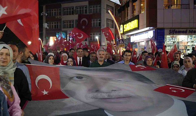 Gümüşhane'de "15 Temmuz" yürüyüşü ve anma programı düzenlendi