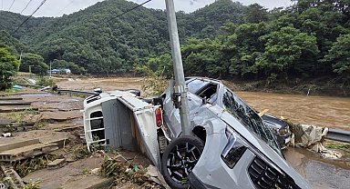 Güney Kore'deki sel felaketinde can kaybı 10'a, kayıp sayısı 9'a yükseldi