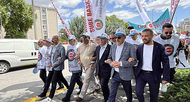 HAK-İŞ'ten yürüyüş ve basın açıklaması