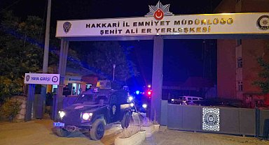 Hakkari'de geniş çaplı asayiş uygulaması