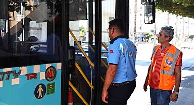Halk otobüslerinde klima denetimleri sürüyor