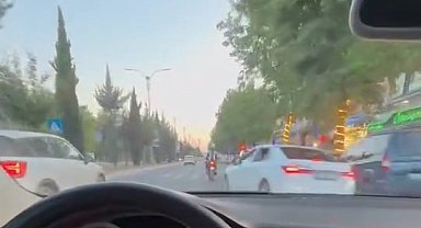 Hatalı geçiş yapan sürücü zor toparladı, kazaya ramak kaldı