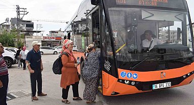 Hatay Büyükşehir Belediyesi, 12 metre uzunluğundaki elektrikli otobüsleri test etti