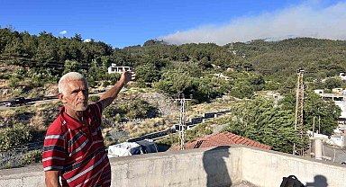 Hatay'da orman yangınına havadan ve karadan müdahale sürüyor